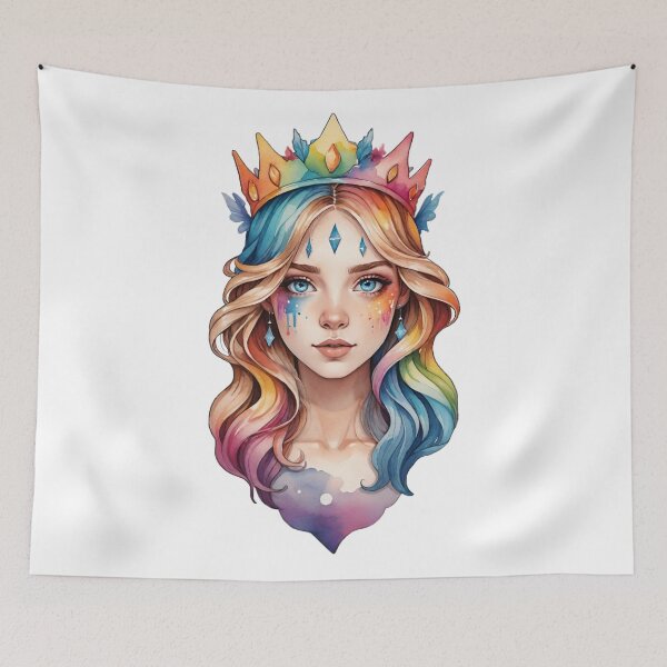 Item preview, Rainbow Watercolor Fairy designed and sold by JamieRainbow.