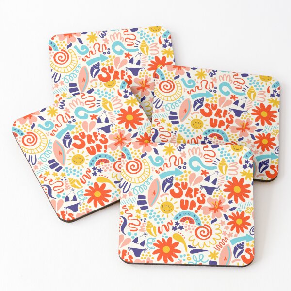 Item preview, Colorful Summer Surf's Up Pattern designed and sold by GraceMakes03.