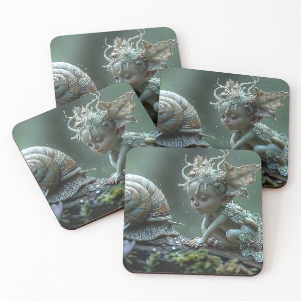 Item preview, Curious Encounter in the Crocus Glen designed and sold by DriftwoodSpirit.