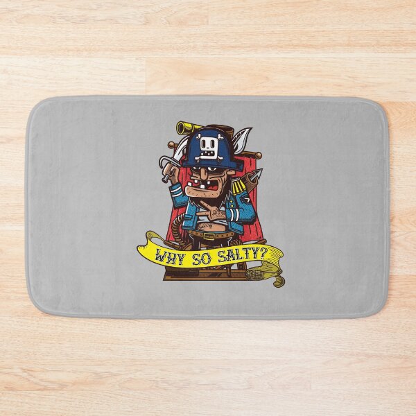 Item preview, Salty Sea Dog Pirate says "Why so salty?" designed and sold by messy-nessie.