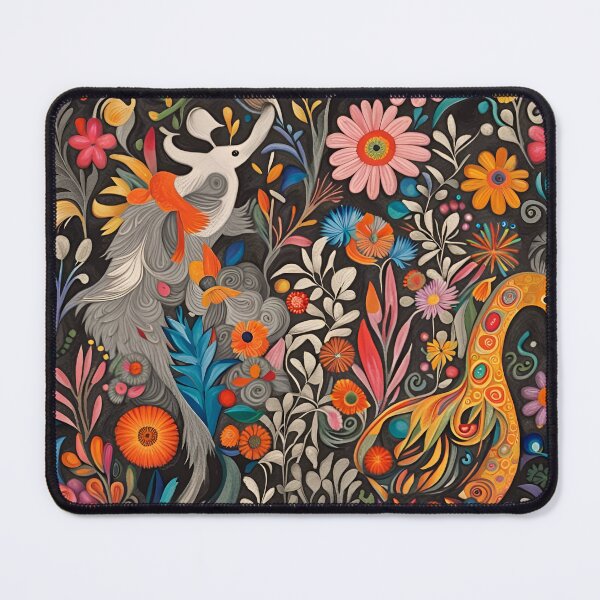 Item preview, Whimsical Garden, Otomi pattern designed and sold by Manitarka.