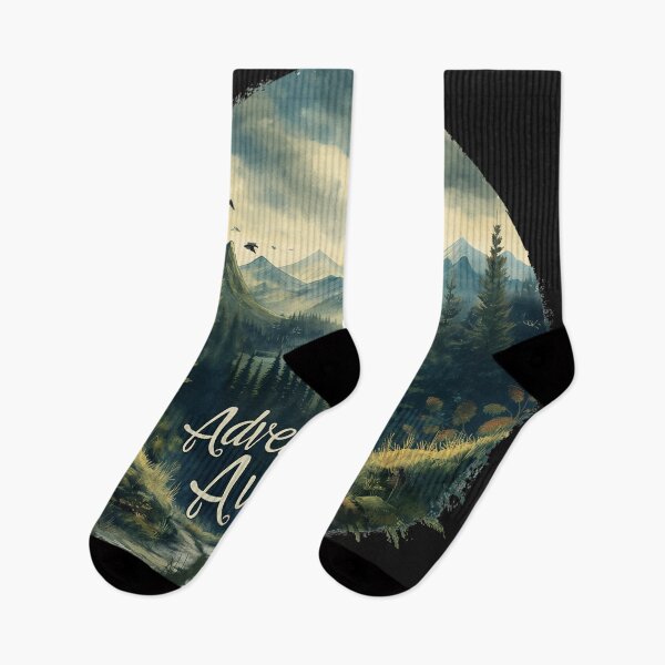 Item preview, Dreamy Journey: Hot Air Balloons and 'Adventure Awaits designed and sold by Ace Apparel  Attire.
