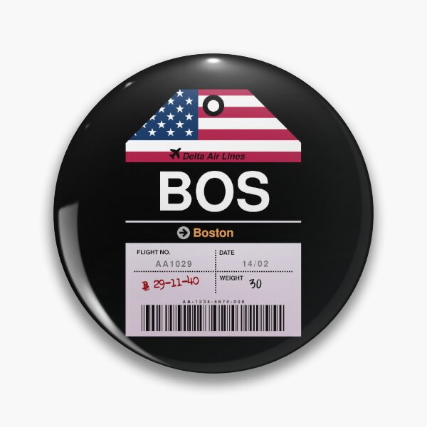 Item preview, Boston Luggage Tag designed and sold by RabbitK.