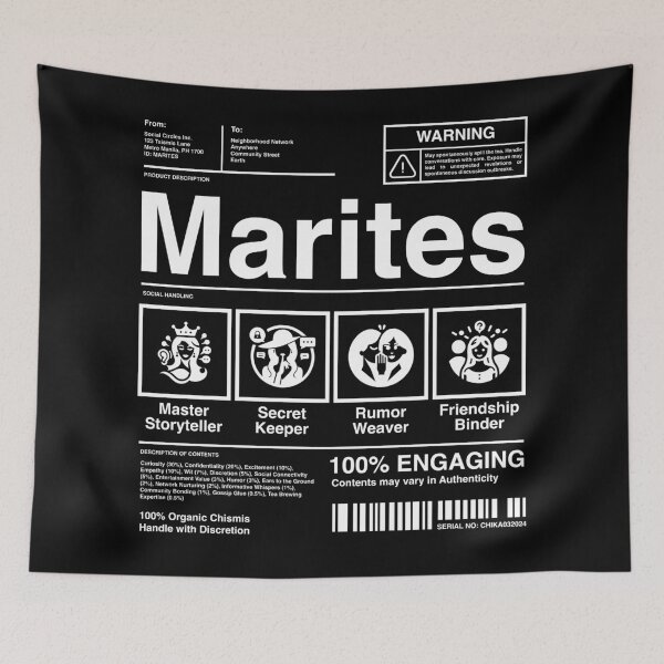 Item preview, Marites Chismis Queen, Social Whisper Rumors Gossip Story designed and sold by Dimokaya Clothing Co..
