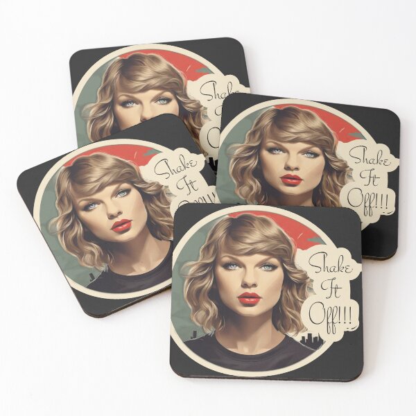 Item preview, Confident Vibes: Taylor Swift 'Shake It Off' Digital Face Art designed and sold by Shivadhiraj.