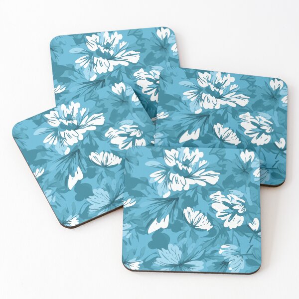 Item preview, Leafy swirls dance across a light blue canvas, great for wallpaper and mobile cases designed and sold by Daksh28.