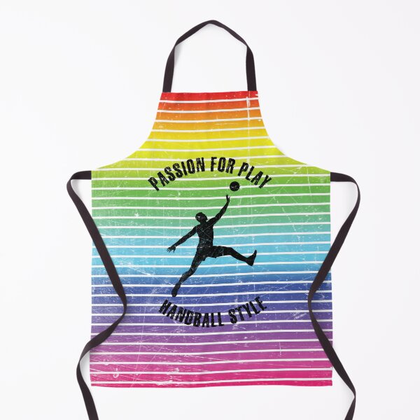 Item preview, Black silhouette of a man with a handball designed and sold by HarridanCreates.