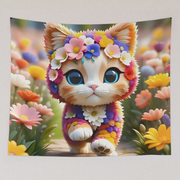 Aperçu de l'œuvre Petal Paws Parade créée et vendue par ramboe.