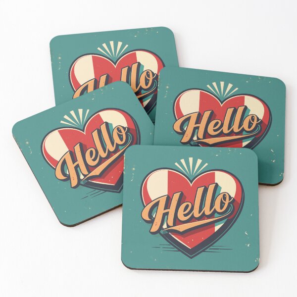 Item preview, Hello World: Innovative and Cute 'Hello' Design designed and sold by Colorful-Garden.
