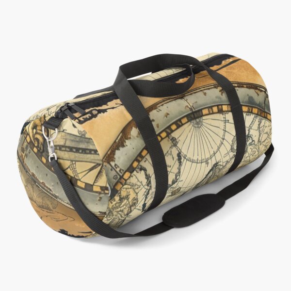Item preview, Nautical Adventure Awaits: Script Amidst Old Maps designed and sold by Ace Apparel Attire.