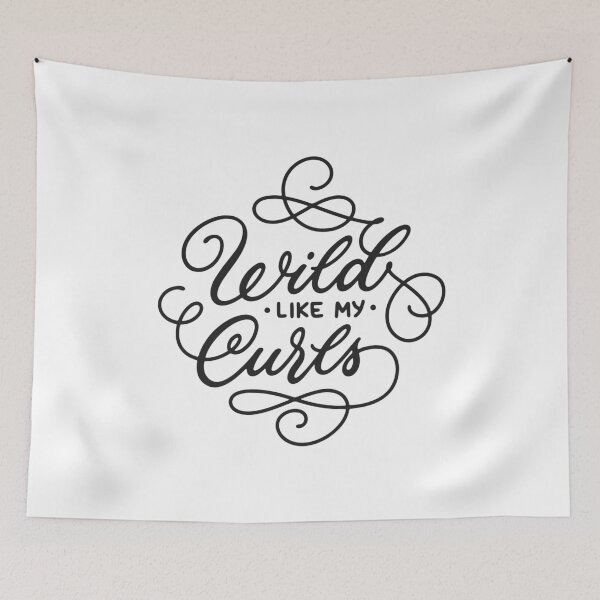 Item preview, Wild like my curls designed and sold by Zagach Letters.