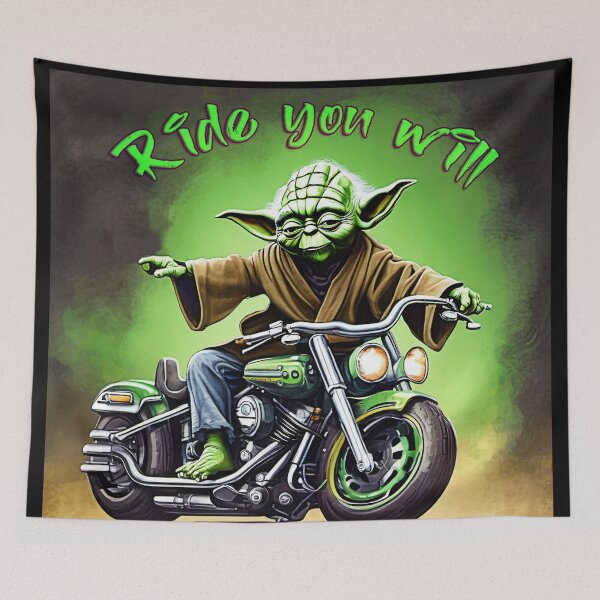 Item preview, Puppet On Motorcycle, Digital Art Walls Of Fame Aust designed and sold by WallsOfFameAust.