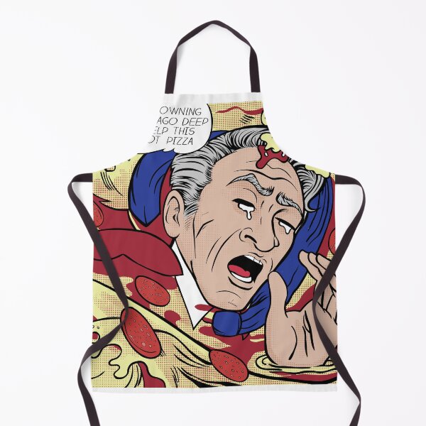 Item preview, Jon Stewart Chicago Drowining Deep Dish Pizza designed and sold by ERICELIART.