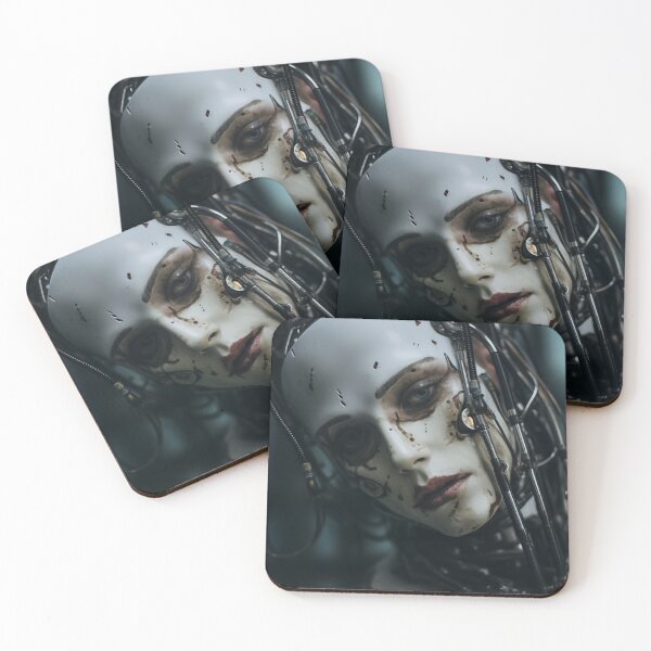 Item preview, Dystopian Visions: The Stark Reality of Cyborg Existence designed and sold by cyberartmaker.