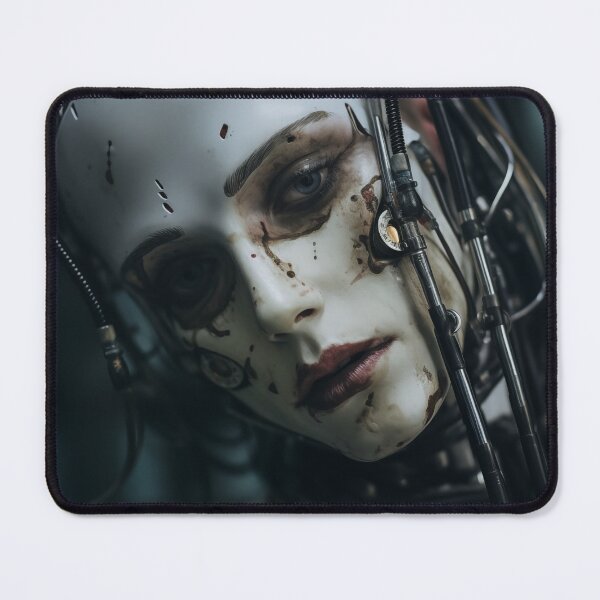 Item preview, Dystopian Visions: The Stark Reality of Cyborg Existence designed and sold by cyberartmaker.