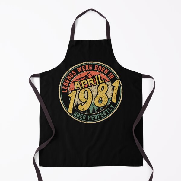 Item preview, Legends were born in APRIL 1981 - aged perfectly - awesome vintage birthday designed and sold by oudinmeissArt.