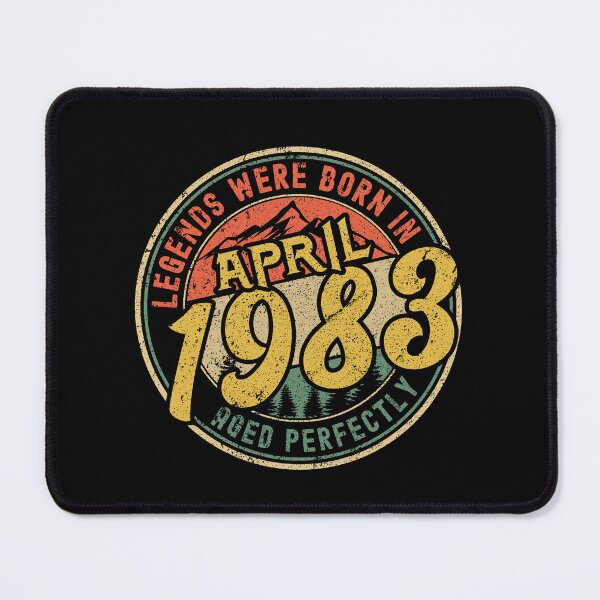 Item preview, Legends were born in APRIL 1983 - aged perfectly - awesome vintage birthday designed and sold by oudinmeissArt.