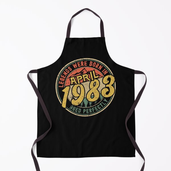 Item preview, Legends were born in APRIL 1983 - aged perfectly - awesome vintage birthday designed and sold by oudinmeissArt.