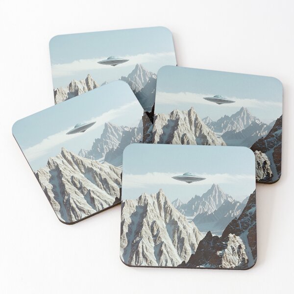 Item preview, UFO Over Craggy Peaks designed and sold by Valley42Designs.