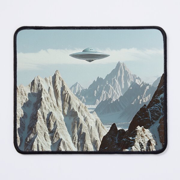 Item preview, UFO Over Craggy Peaks designed and sold by Valley42Designs.