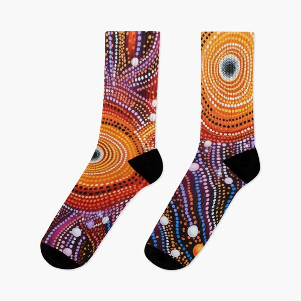 Item preview, Aboriginal Inspired Dot Art - Lava Gaizers designed and sold by GrinGalore.