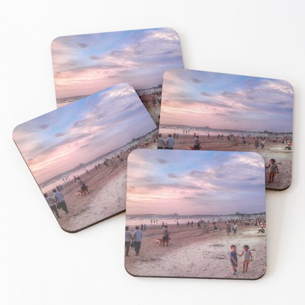 Item preview, Sunset at Juhu beach, Mumbai designed and sold by gethiraved.