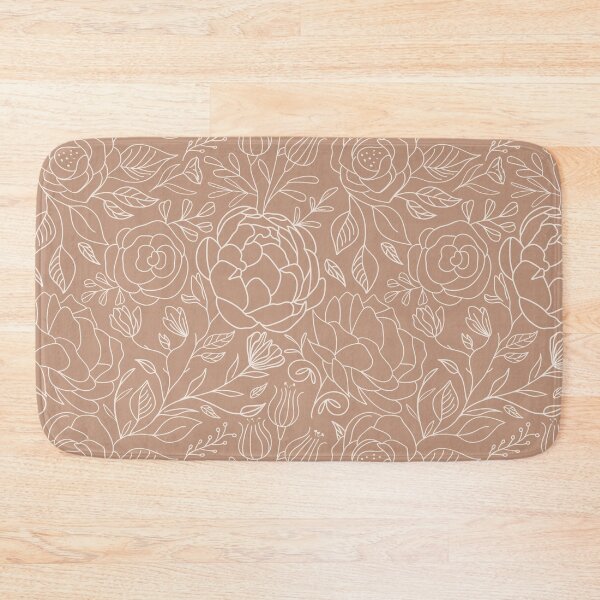 Item preview, White Outline Roses Seamless Pattern designed and sold by Acim0.