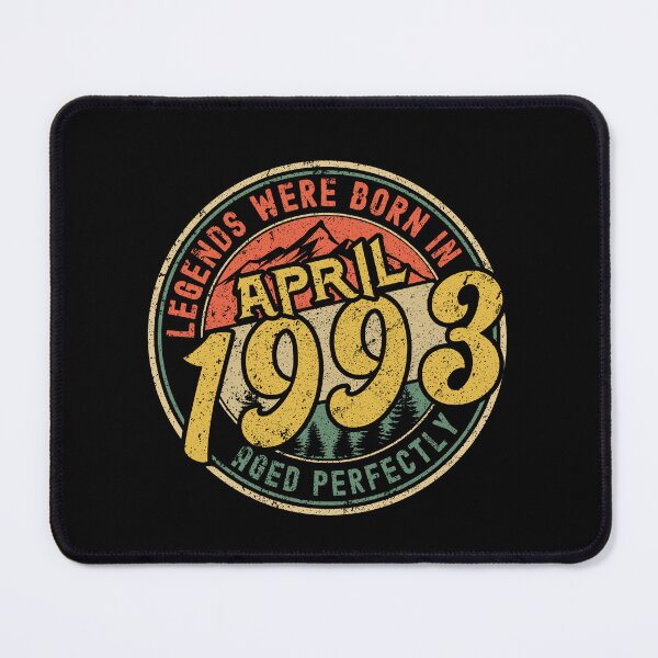 Item preview, Legends were born in APRIL 1993 - aged perfectly - awesome vintage birthday designed and sold by oudinmeissArt.