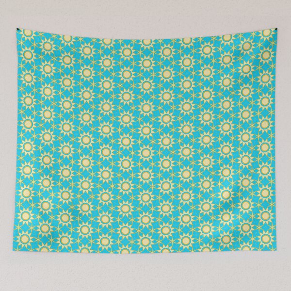 Item preview, Celestial Sun & Stars Seamless Pattern Design, Abstract Designs, Unique Gifts, Digital Art Prints, Trendy Textiles designed and sold by ATSCreationsZA.