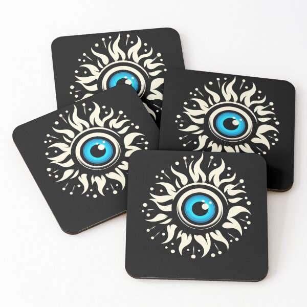 Item preview, Evil Eye Protection Symbol (Black Background) designed and sold by MusesWhispers.