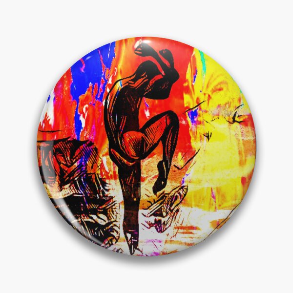 Item preview, Jumping Man Digital Painting 2  Walls Of Fame Aust designed and sold by WallsOfFameAust.