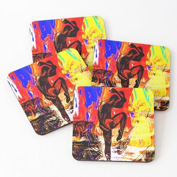 Item preview, Jumping Man Digital Painting 2  Walls Of Fame Aust designed and sold by WallsOfFameAust.