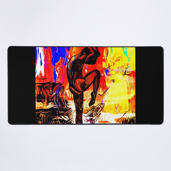 Item preview, Jumping Man Digital Painting 2  Walls Of Fame Aust designed and sold by WallsOfFameAust.