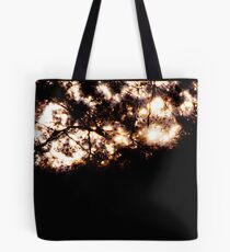 Burning sakura Tote Bag