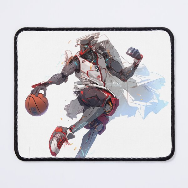Item preview, Mecha player passes the basketball nimbly. designed and sold by Mecha Brave Studio.