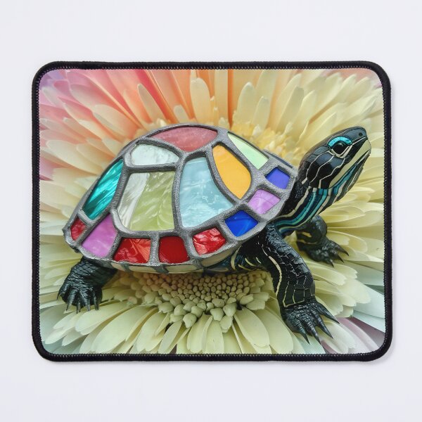Item preview, Stained Glass Turtle designed and sold by WANBASTEN.