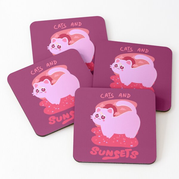 Item preview, Sunset Catto! designed and sold by sillycattos.