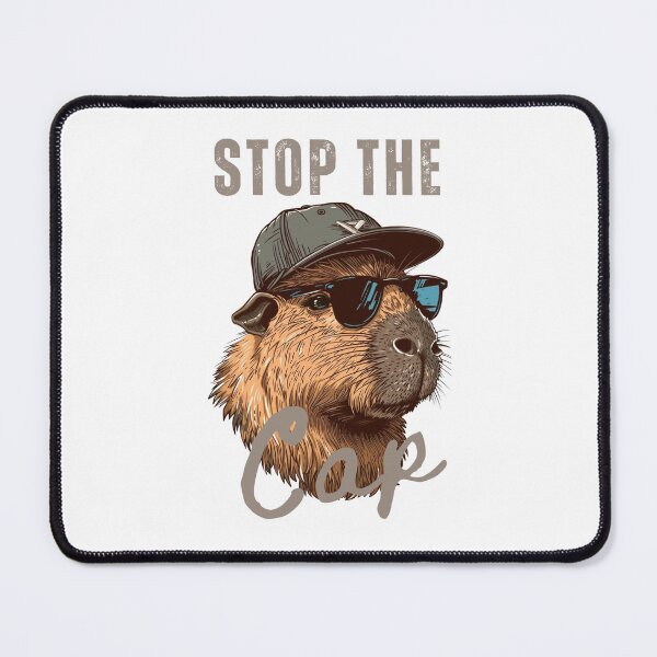 Item preview, Retro Capybara Stop The Cap designed and sold by DigitalLegends1.