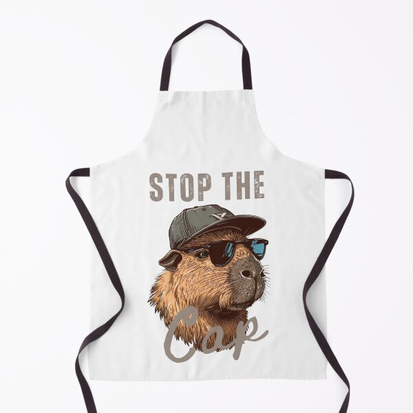 Item preview, Retro Capybara Stop The Cap designed and sold by DigitalLegends1.