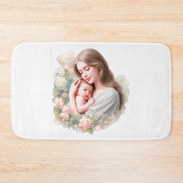 Item preview, Mother and Baby floral design. Mothers day gift designed and sold by SideKickCreates.