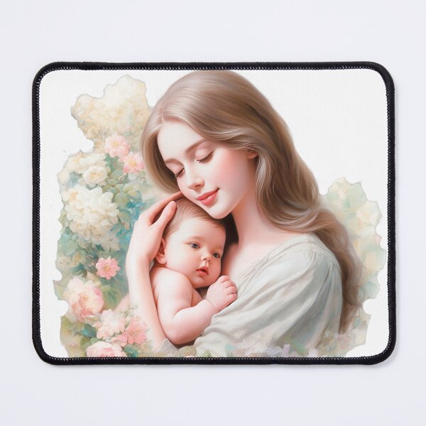 Item preview, Mother and Baby floral design. Mothers day gift designed and sold by SideKickCreates.