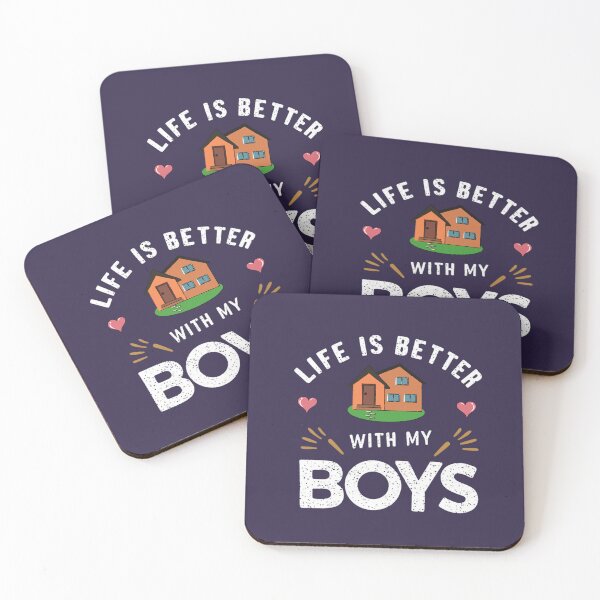 Item preview, Life is Better with my boys - tshirt designed and sold by PositivelyPrinted.