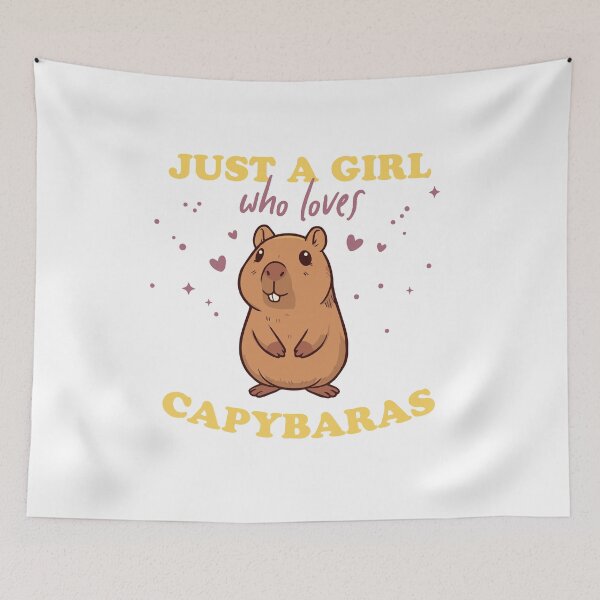 Item preview, Just a Girl who loves Capybara Cute Rodent designed and sold by carodel.