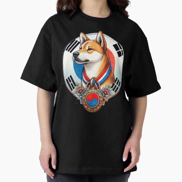 Item preview,  the rich heritage of the Jindo dog, Korea's native breed,  designed and sold by PaintMeWorld.