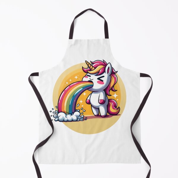 Item preview, Cute Little Unicorn Puking Rainbow designed and sold by Infinitee8hirts.