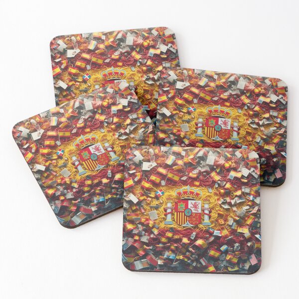 Item preview, Pins and badges with Spain coat of arms designed and sold by TroviTutto.