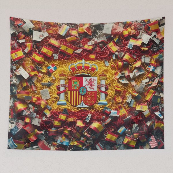 Item preview, Pins and badges with Spain coat of arms designed and sold by TroviTutto.