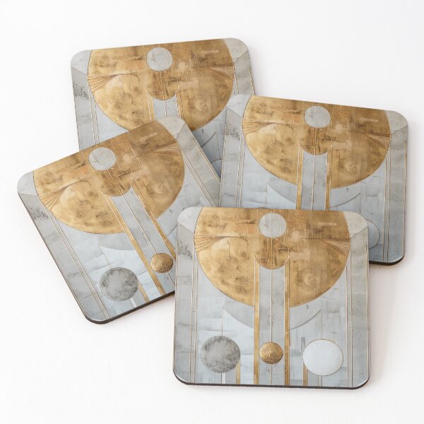 Item preview, Golden moon abstraction designed and sold by haroulita.