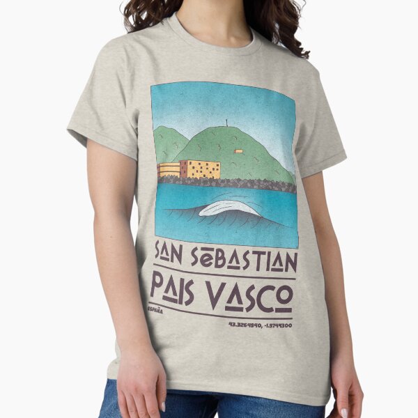 Vista previa del artículo con la obra «San Sebastián, País Vasco, España», diseñado y vendido por JDP--Designs.