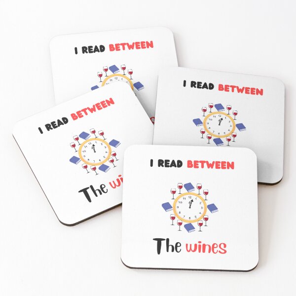 Item preview, Books and wine pun read between the wines reading lover designed and sold by Artstastic.